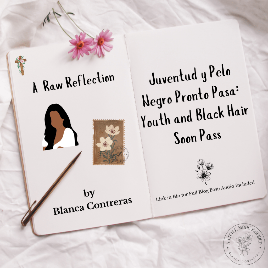 Juventud y Pelo Negro Pronto Pasa: Youth and Black Hair Soon Pass